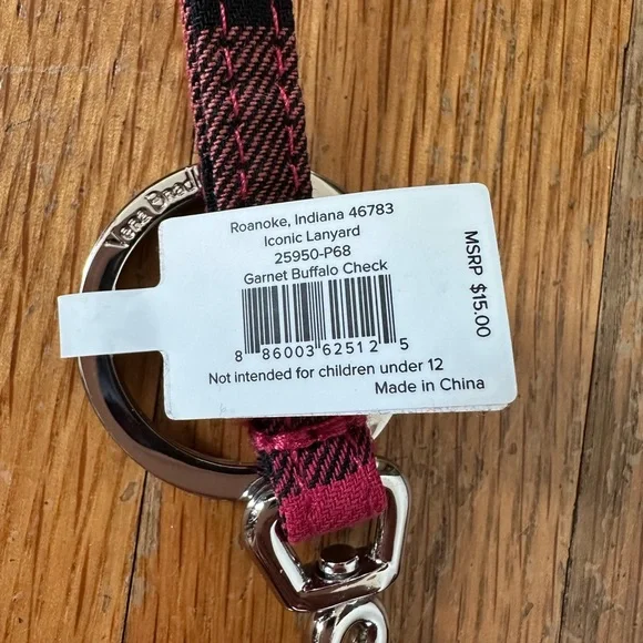 Vera Bradley Iconic Lanyard and Zip ID Case - Set of 2 - Picture 10 of 10